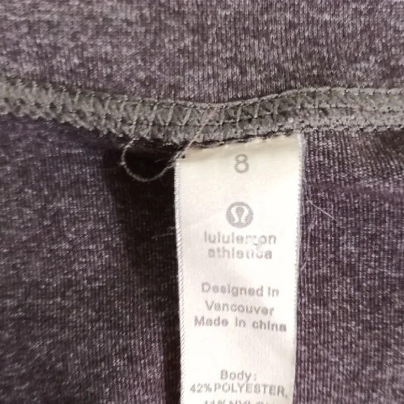 Size 8 Purple and Gray Sweater with Stand-Up Collar - Picture 10 of 15